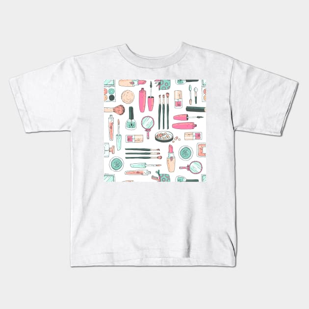 For the love of cosmetics... Kids T-Shirt by crazycanonmom